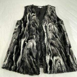 EUC XS Tribal Jeans Fur Vest